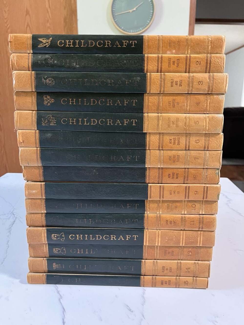1971 Childcraft The How and Why Library 15-Volume Vintage Book Set